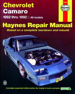 Haynes Chevrolet Camaro Haynes Repair Manual (1982-1992)