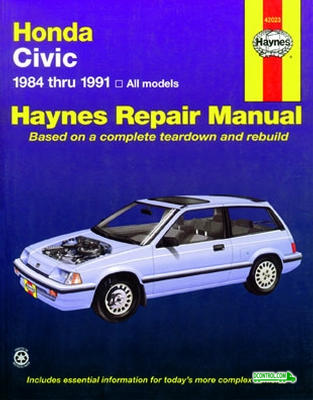 Haynes Haynes Repair Manual FOR Honda Civic (1984-1991)