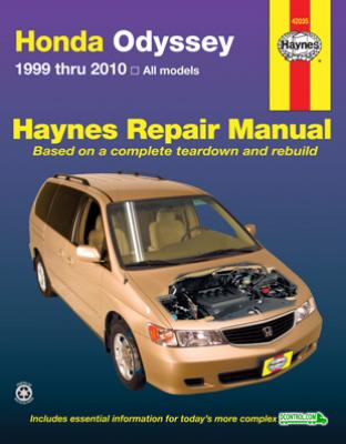 Haynes Haynes Repair Manual FOR Honda Odyssey (1999-2010)