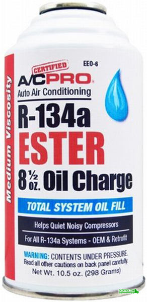 Interdynamics A/C PRO R-134A Ester OIL Charge (10.5 OZ)